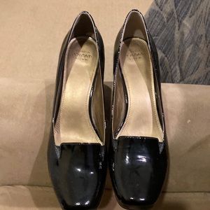Joan and David circa luxe black high heel shoes